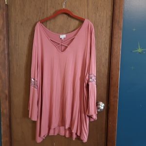 Avenue Criss Cross with Embellished Sleeve